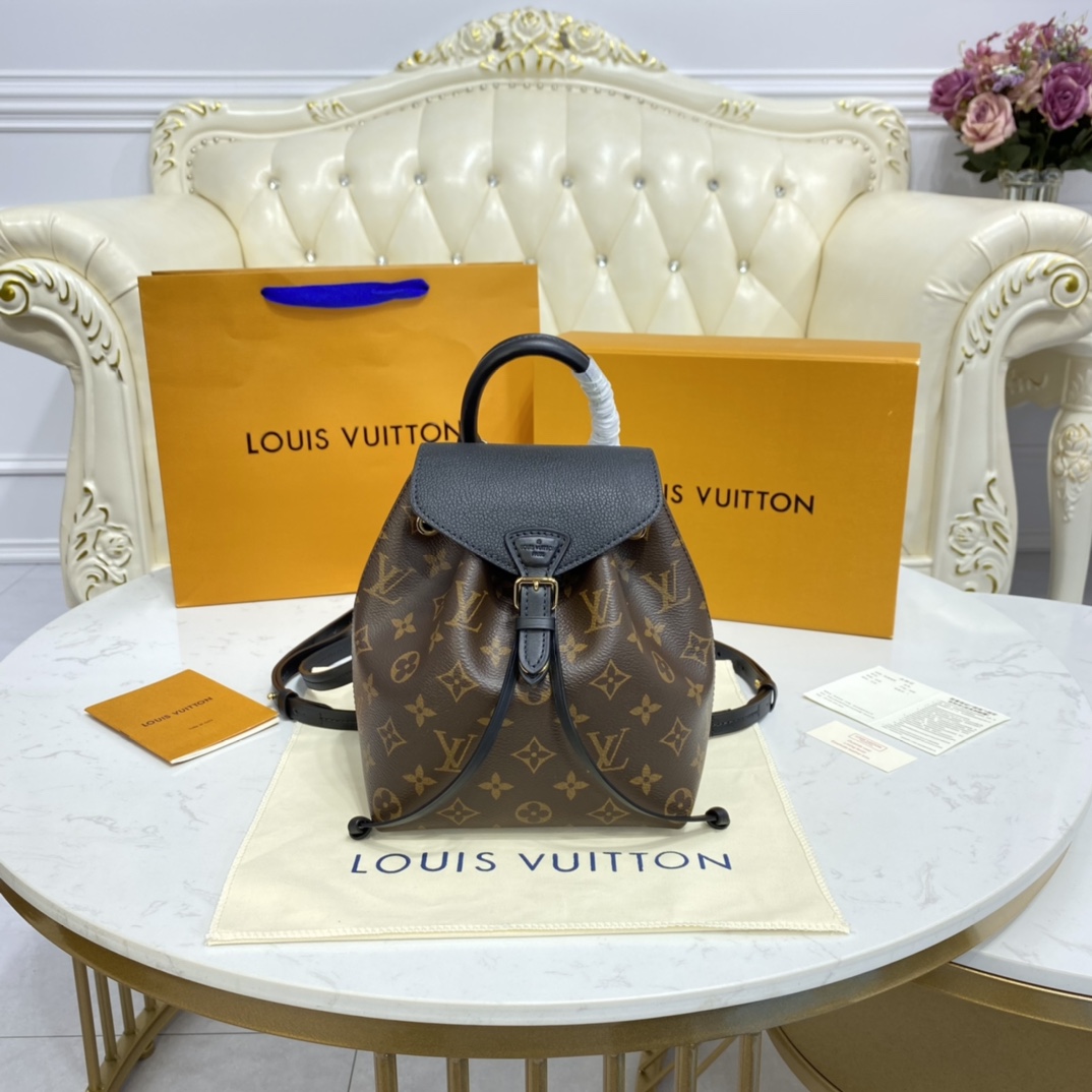 Louis Vuitton MONTSOURIS BB BACKPACK Monogram M45516 Black